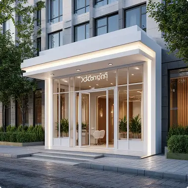 Входные группы с подсветкой, козырьками, витражами